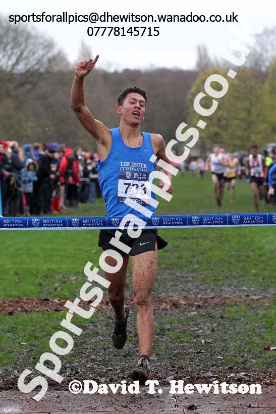 Mens under-20s, British Athletics Liverpool Cross Challenge, Sefton Park, Liverpool. Photo: David T. Hewitson/Sports for All Pics